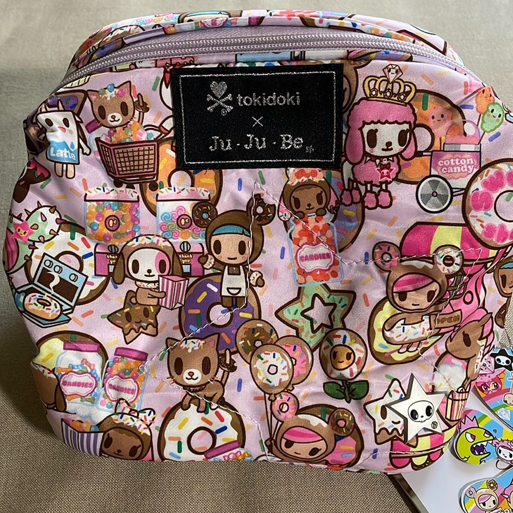 Tokidoki Jujube Donutellas Sweet Shop Fuel Cell Bag NWT